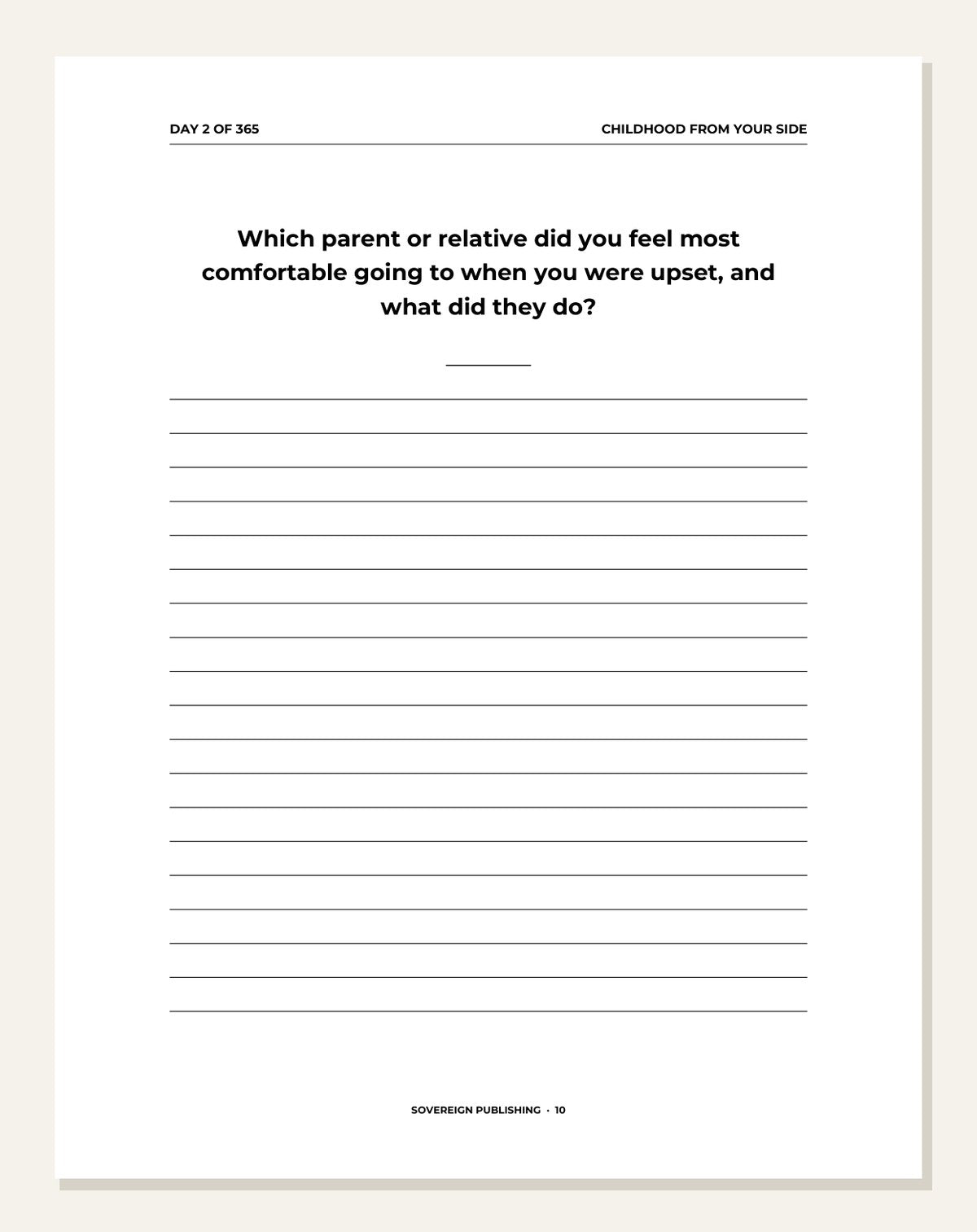 Conversations With My Adult Children — daily prompt page