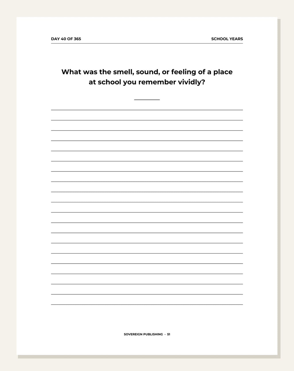 Conversations With My Adult Children — guided writing page