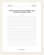 Conversations With My Adult Children — guided writing page