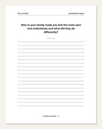 Conversations With My Best Friend — guided writing page