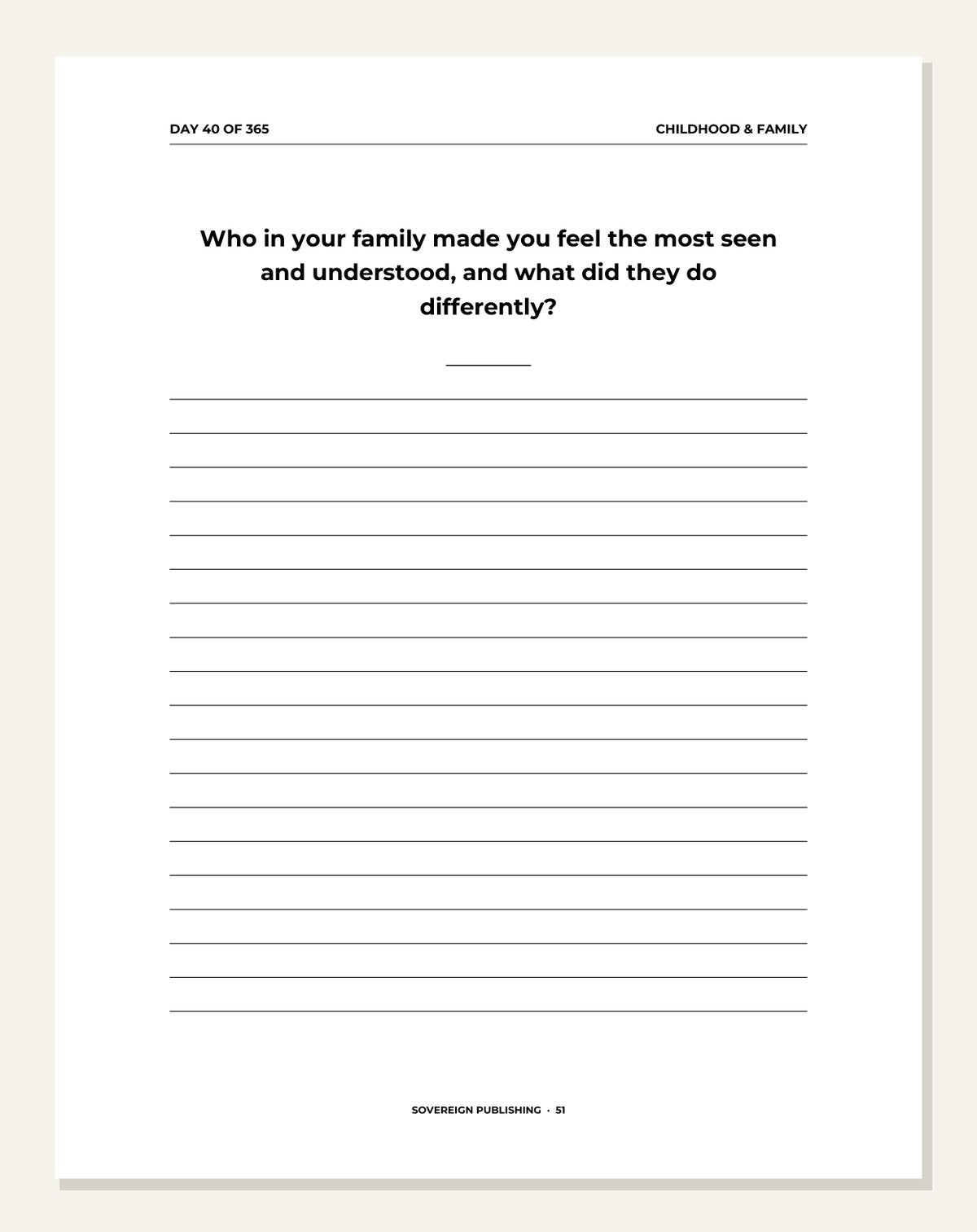 Conversations With My Best Friend — guided writing page