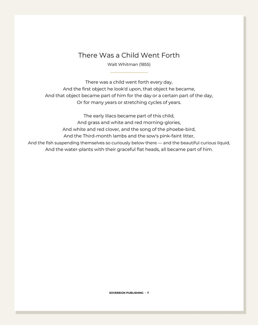 Conversations With Dad — poem interlude page