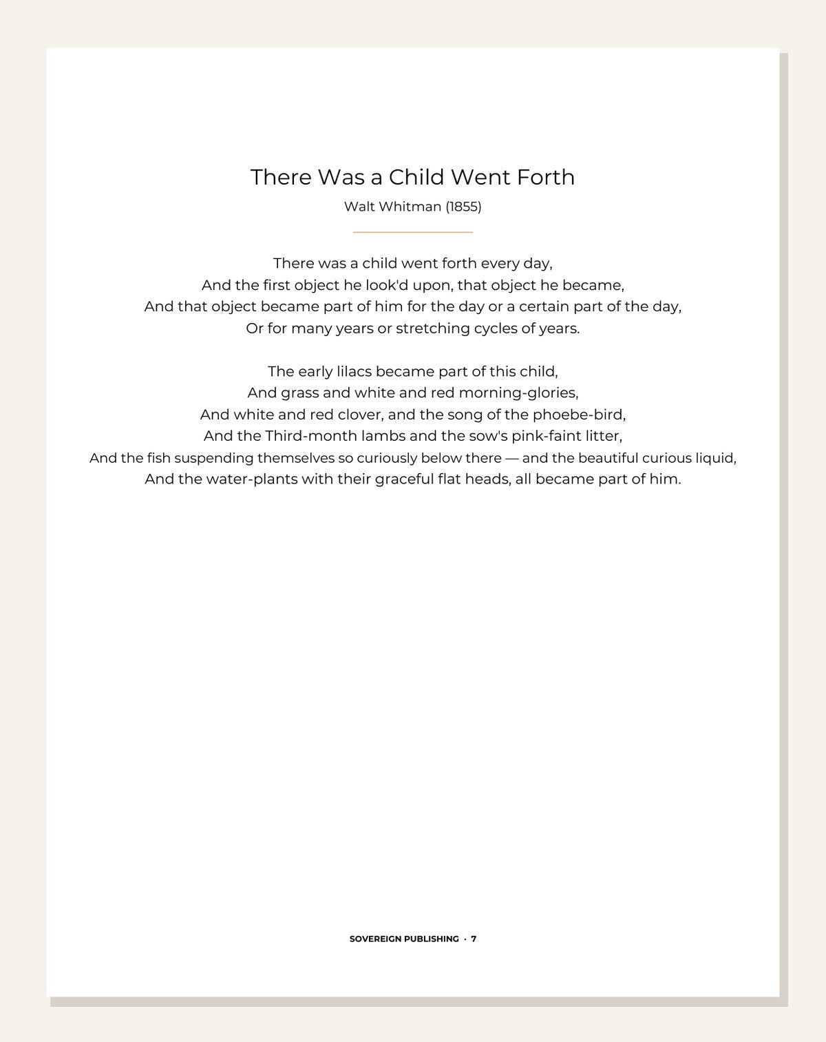 Conversations With Dad — poem interlude page