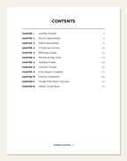 Our Family Recipes — contents page