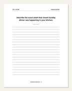 Our Family Recipes — recipe keepsake page