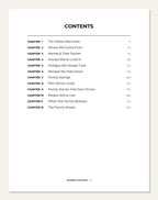 Our Family Tree — contents page