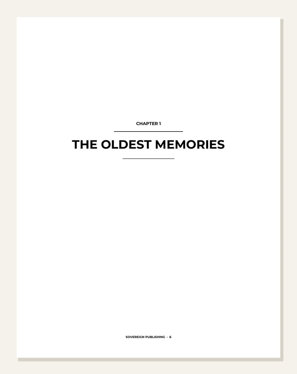 Our Family Tree — chapter opener