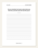 Our Family Tree — guided prompt page