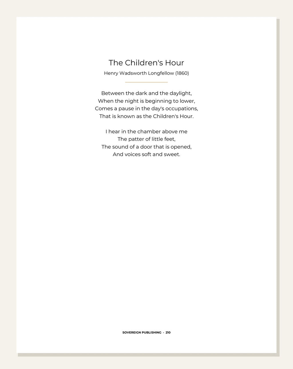 Our Family Tree — keepsake page