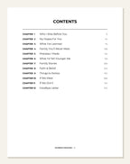 For My Grandchildren — contents page