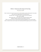 For My Grandchildren — poem interlude page
