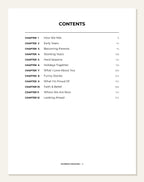 Conversations With My Husband — contents page