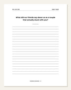 Conversations With My Husband — guided writing page