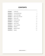 A Year With Mum — contents page