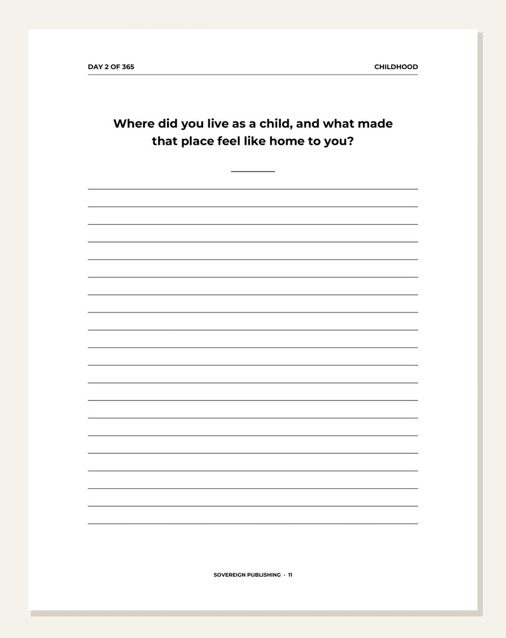A Year With Mum — daily prompt page