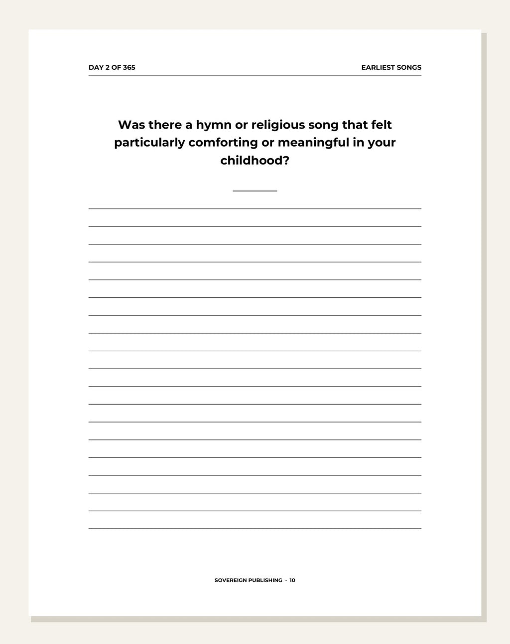 The Music of My Life — daily prompt page