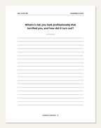 My Career — guided writing page