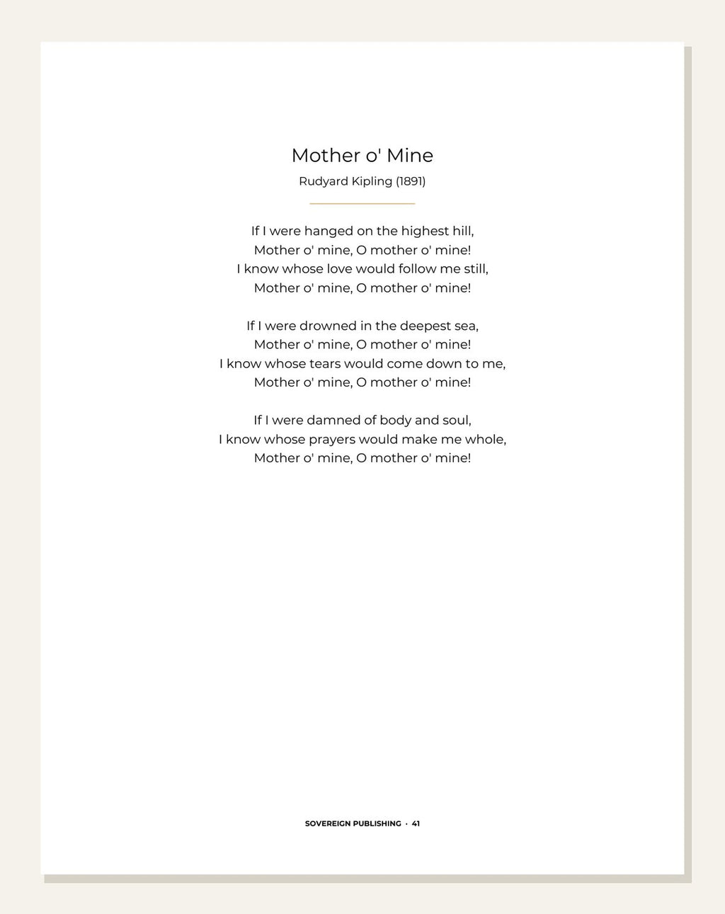 My Garden — poem interlude page