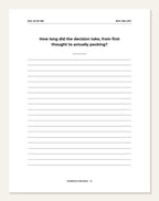 My Migration — guided writing page