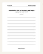 Conversations With Sisters — guided writing page