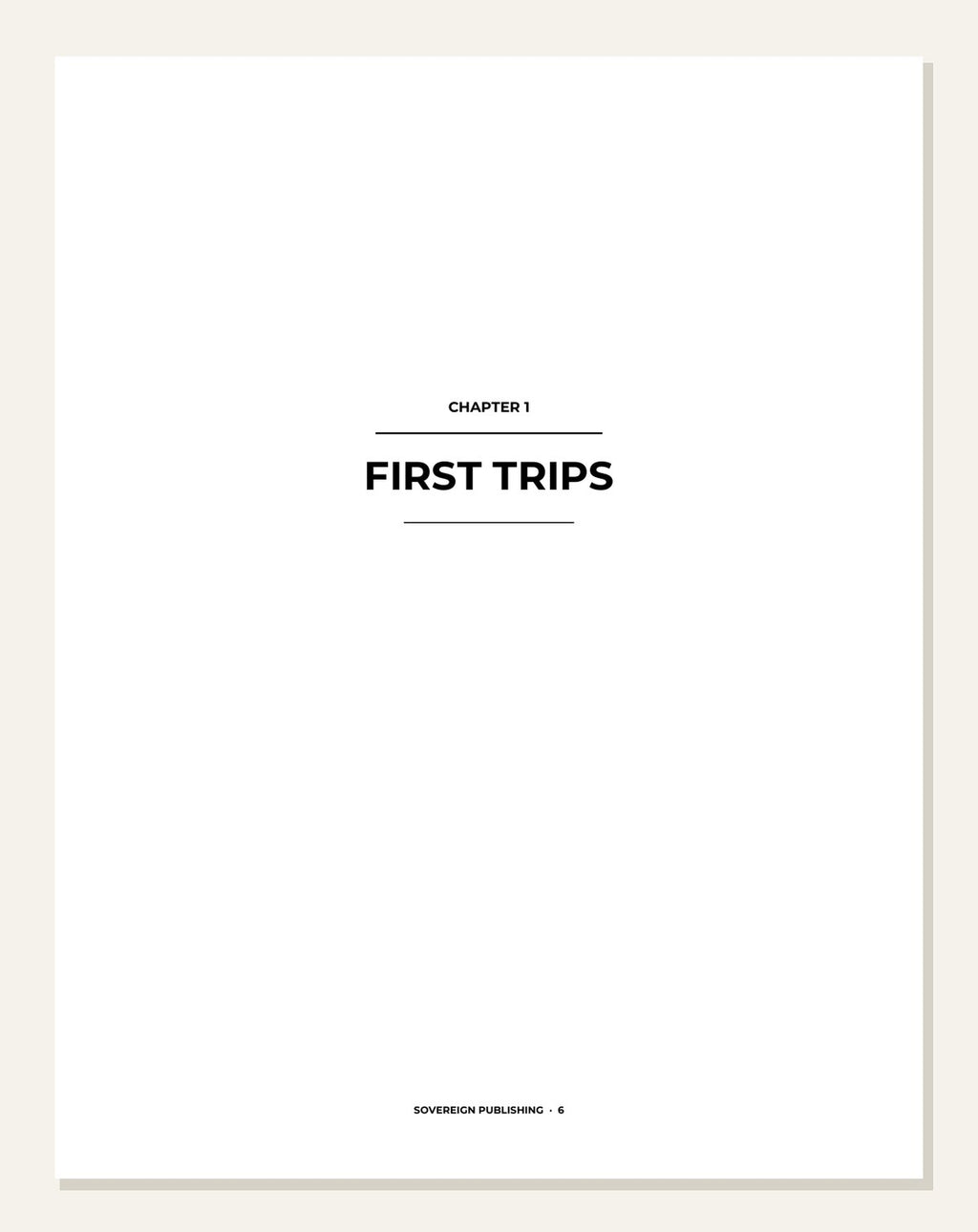 Travels of a Lifetime — chapter opener