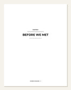 Our Wedding Story — inside page 2