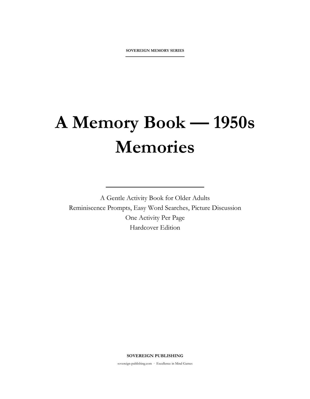 Inside this large-print memory keepsake book