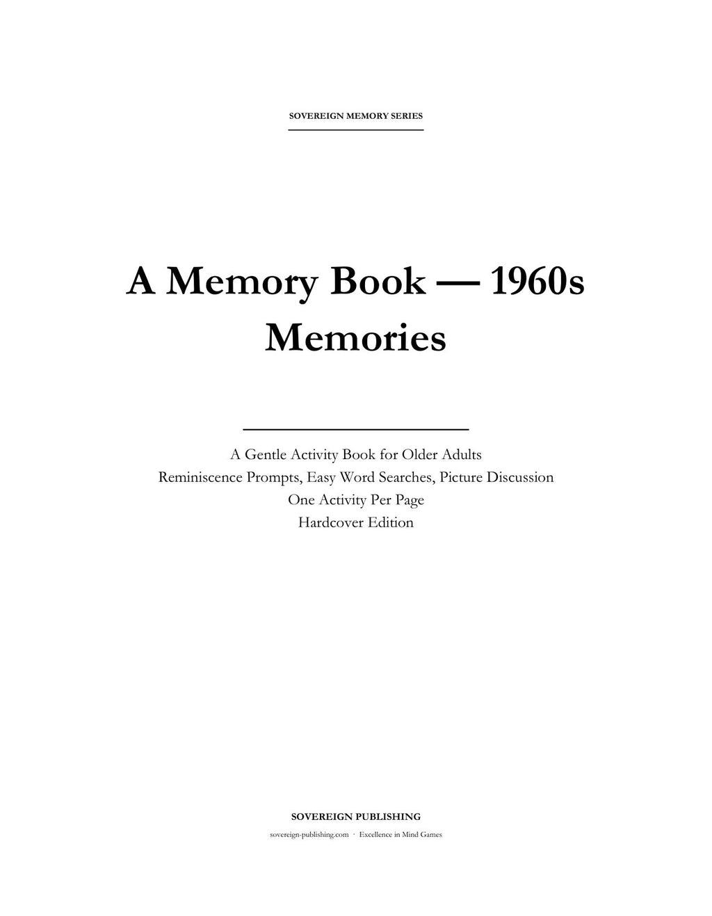 Inside this large-print memory keepsake book