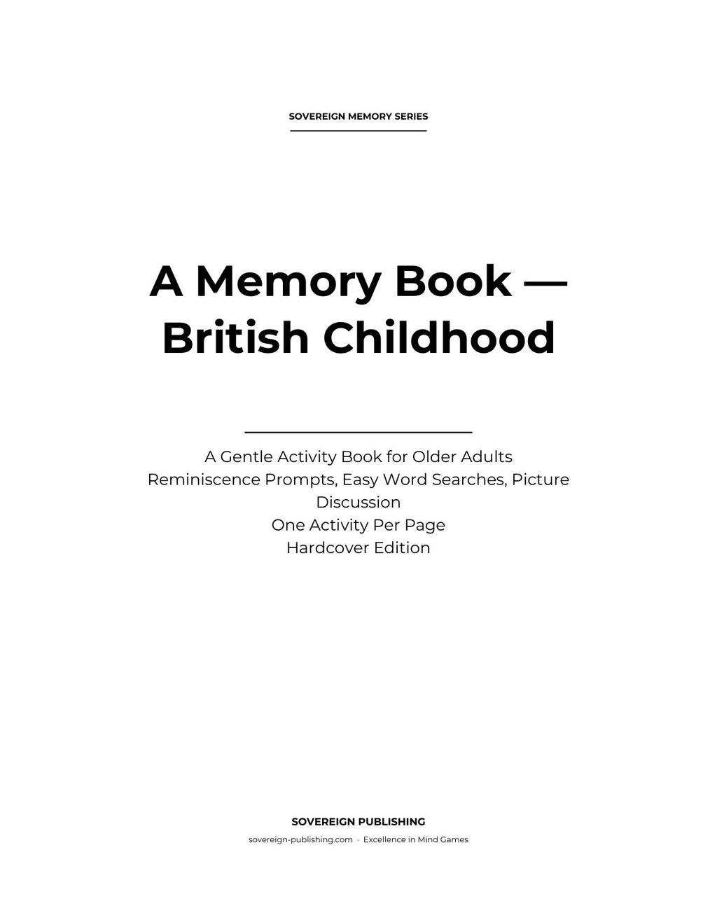 Inside this large-print memory keepsake book