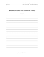 Inside this large-print memory keepsake book